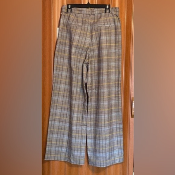 A New Day Belted Pleat Front Plaid Pant Size 10 - Picture 2 of 13